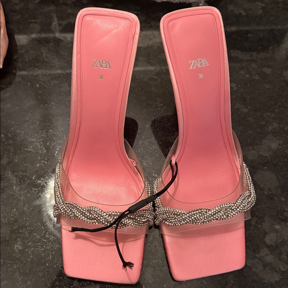 Zara pink heels